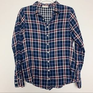 CP Shades Romy Plaid Flannel Button Down